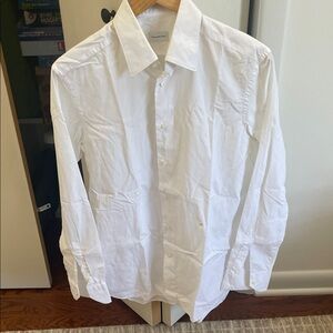 Ermenegildo Zegna Crisp White Dress Shirt